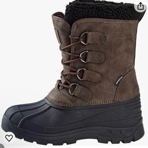 Boots Kids Waterproof Brown Boots